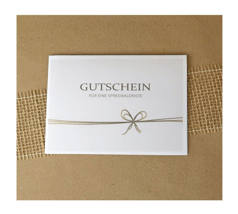 Gutschein aus dem Spreewaldkiste Onlineshop