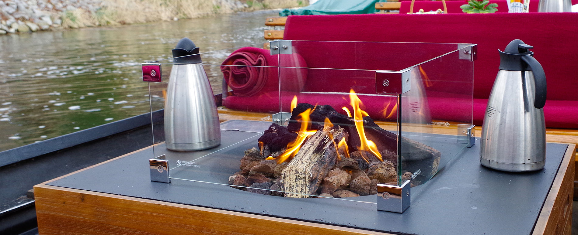 Spreewald Kahnfahrt mit Kamin