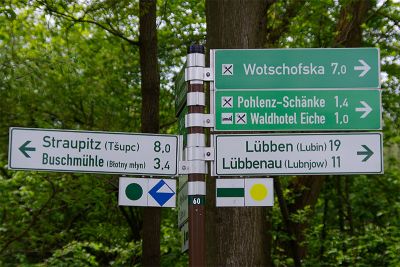 Radwege im Spreewald