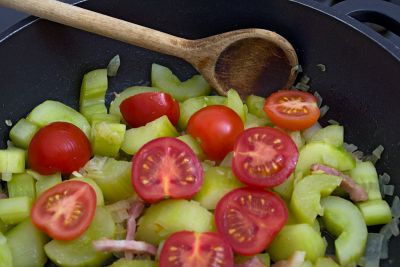 Tomaten dazu Tomaten dazu