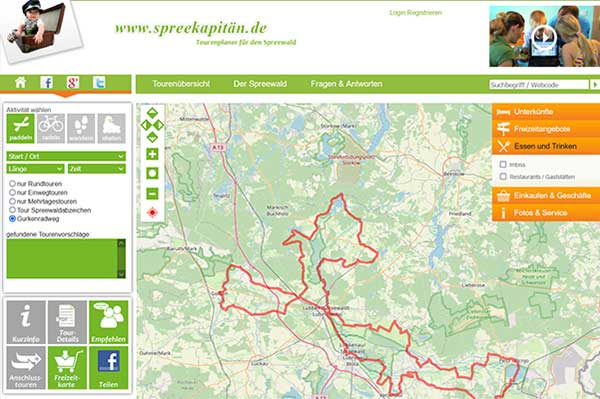 Homepage spreekapitän.de