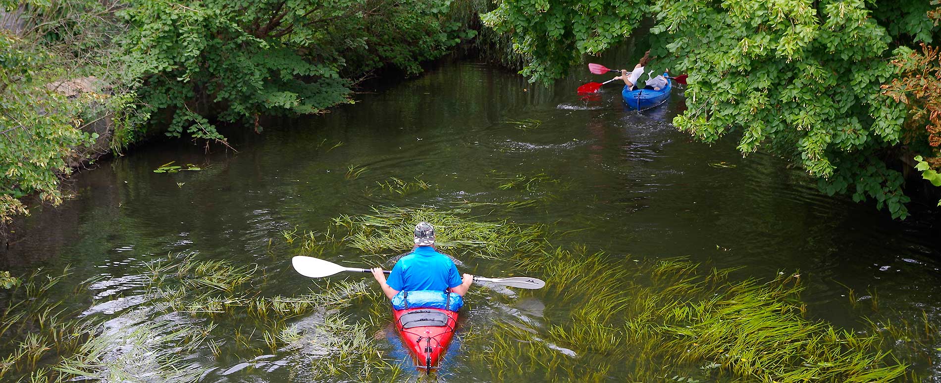 Spreewald Info: Paddler in Schlepzig