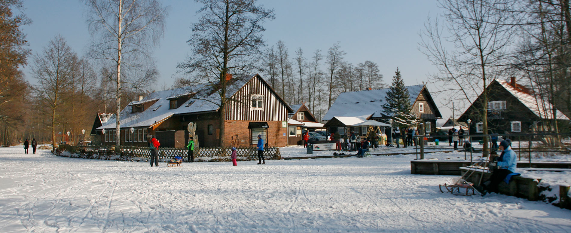 Freizeit im Spreewald Winter