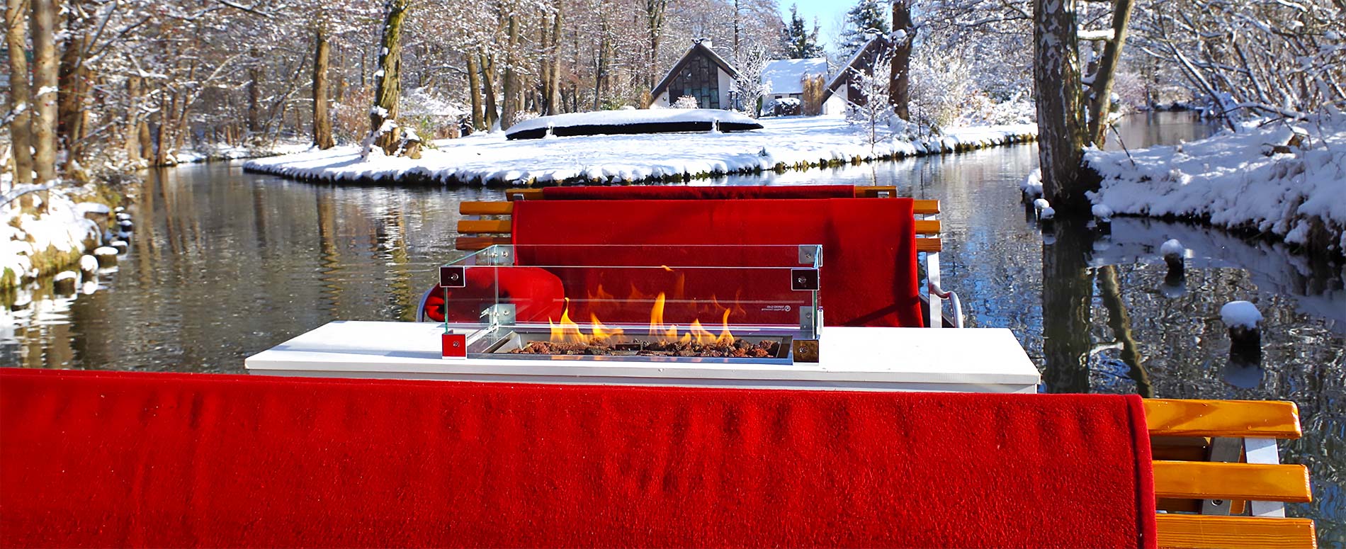 Winterkahnfahrt im Spreewald