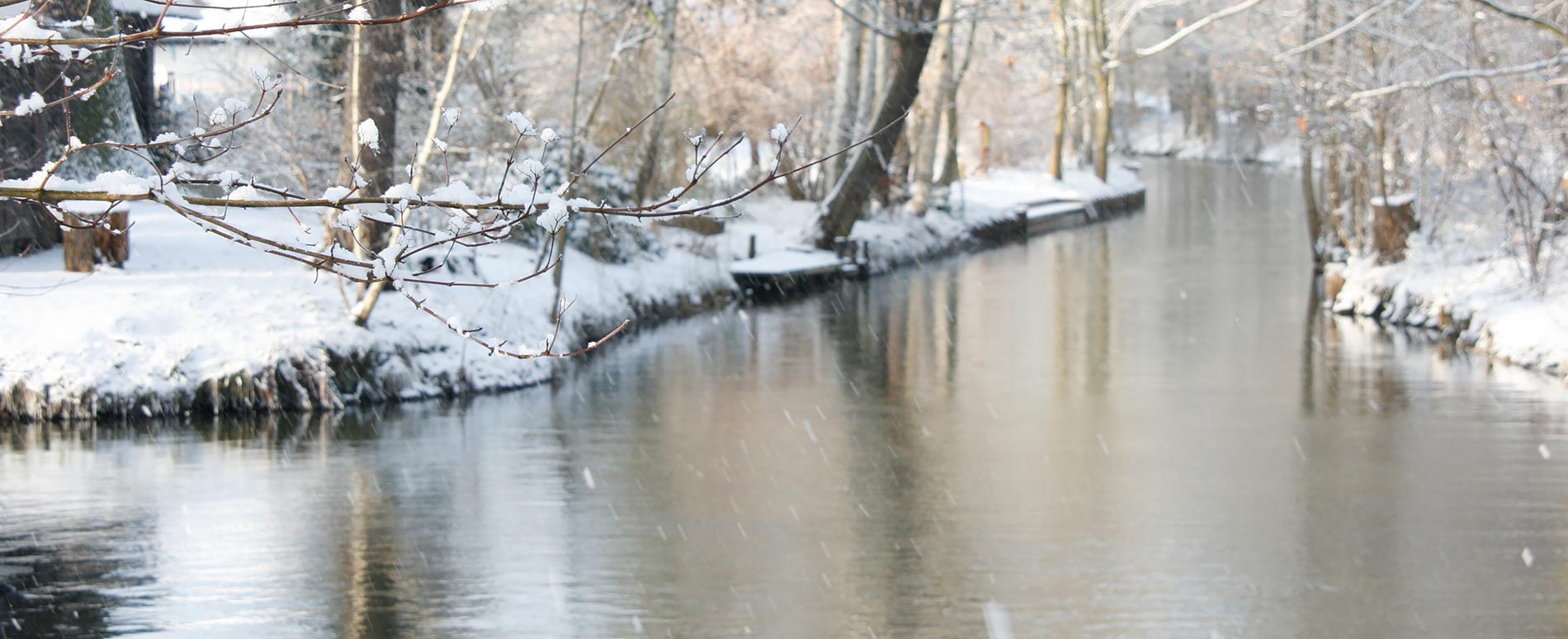 Winterlandschaft Spreewald