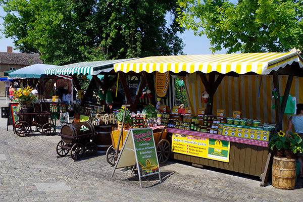 Gurkenstände in Lübbenau