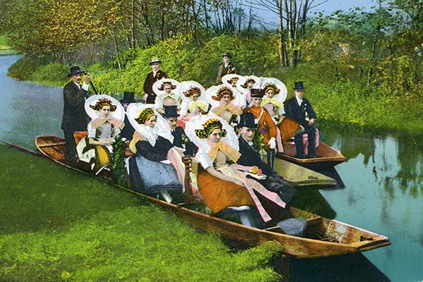 Sorben und Wenden im Spreewald, Kahnfahrt zur Trauung