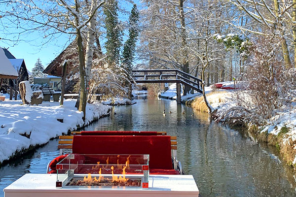 Kaminkahn im Spreewald