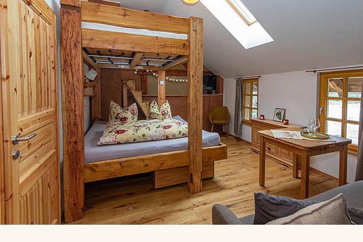 Scheunenherberge Schäfchenzählerei - scheunenherberge-doppelbett