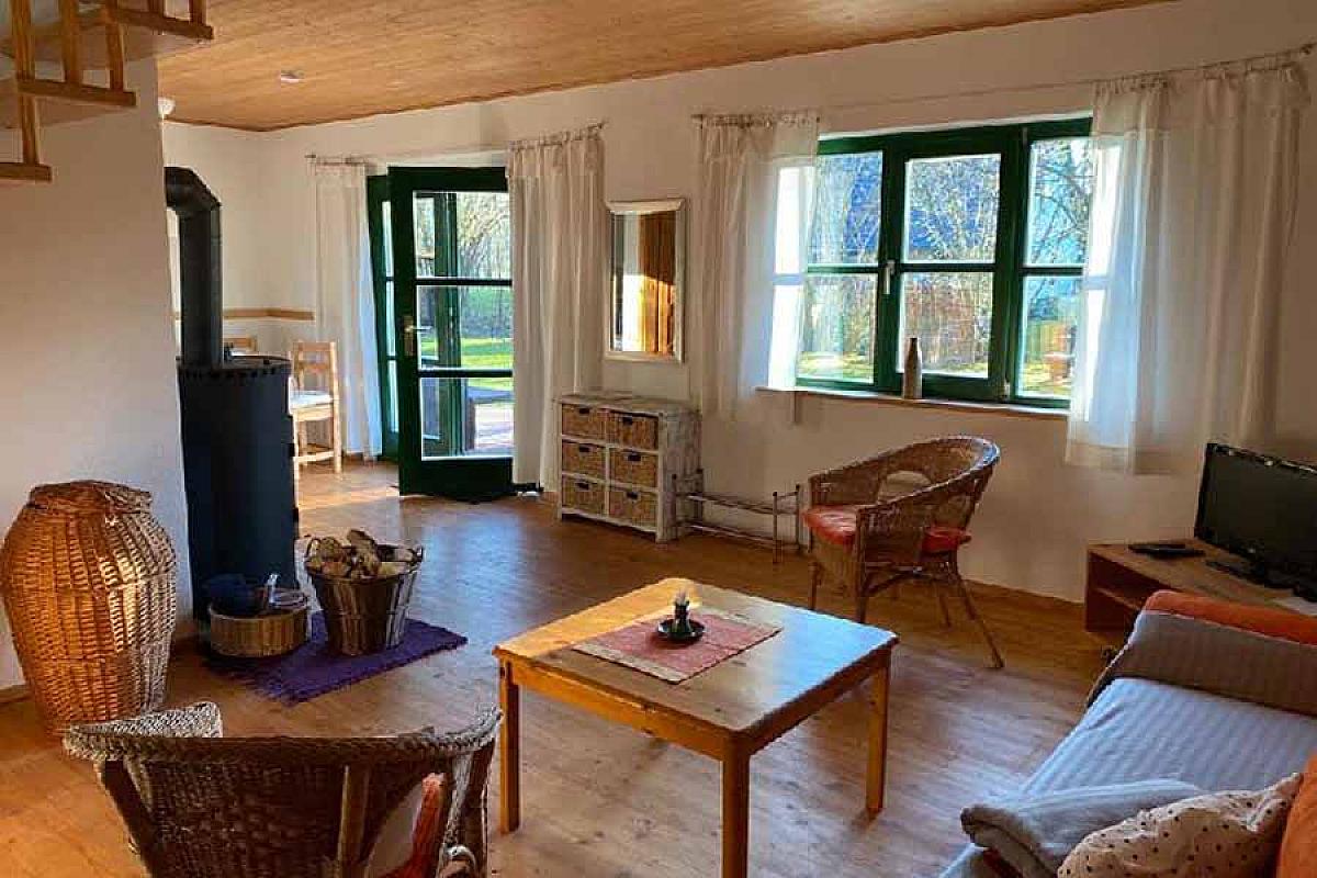 Spreewaldferienhaus Taube - Wohnzimmer.