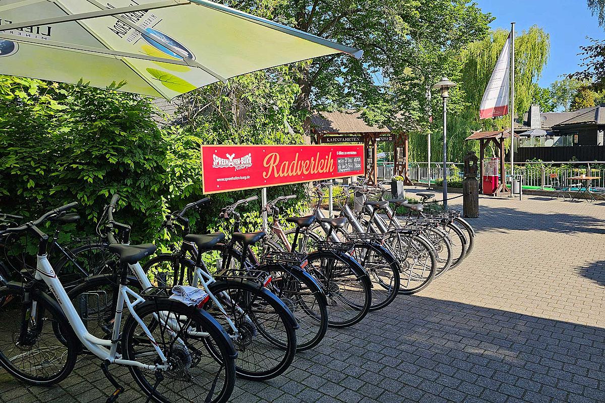 Fahrradverleih am Spreehafen Burg