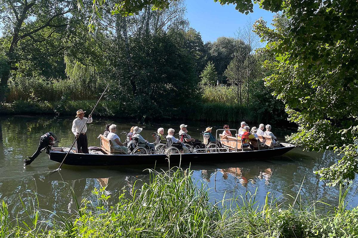 Bild Barrierefreie Kahnfahrt mit dem Rollstuhlkahn