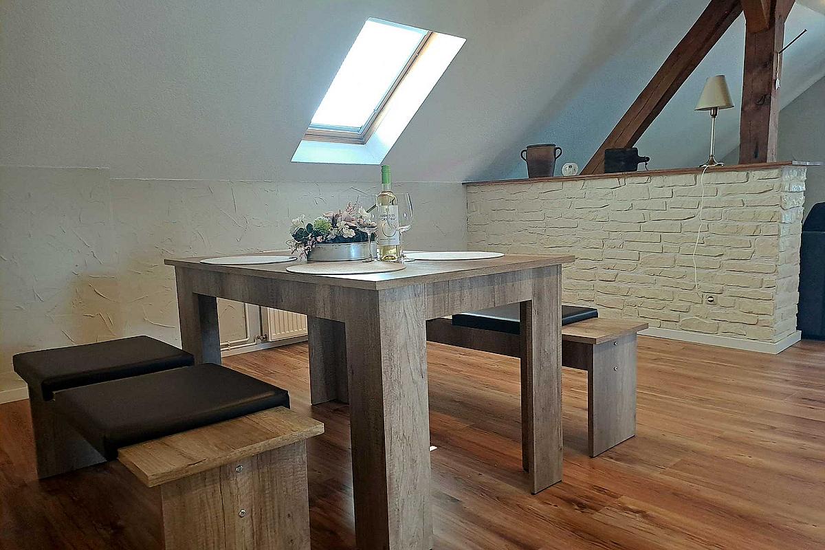 Ferienwohnung Spreezauber – fewo-spreezauber-luebben-essbereich