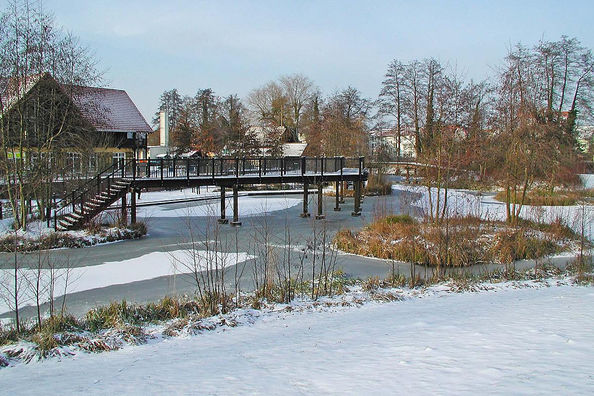 Foto: Spreewald-Info.de - Schlossinsel im Winter