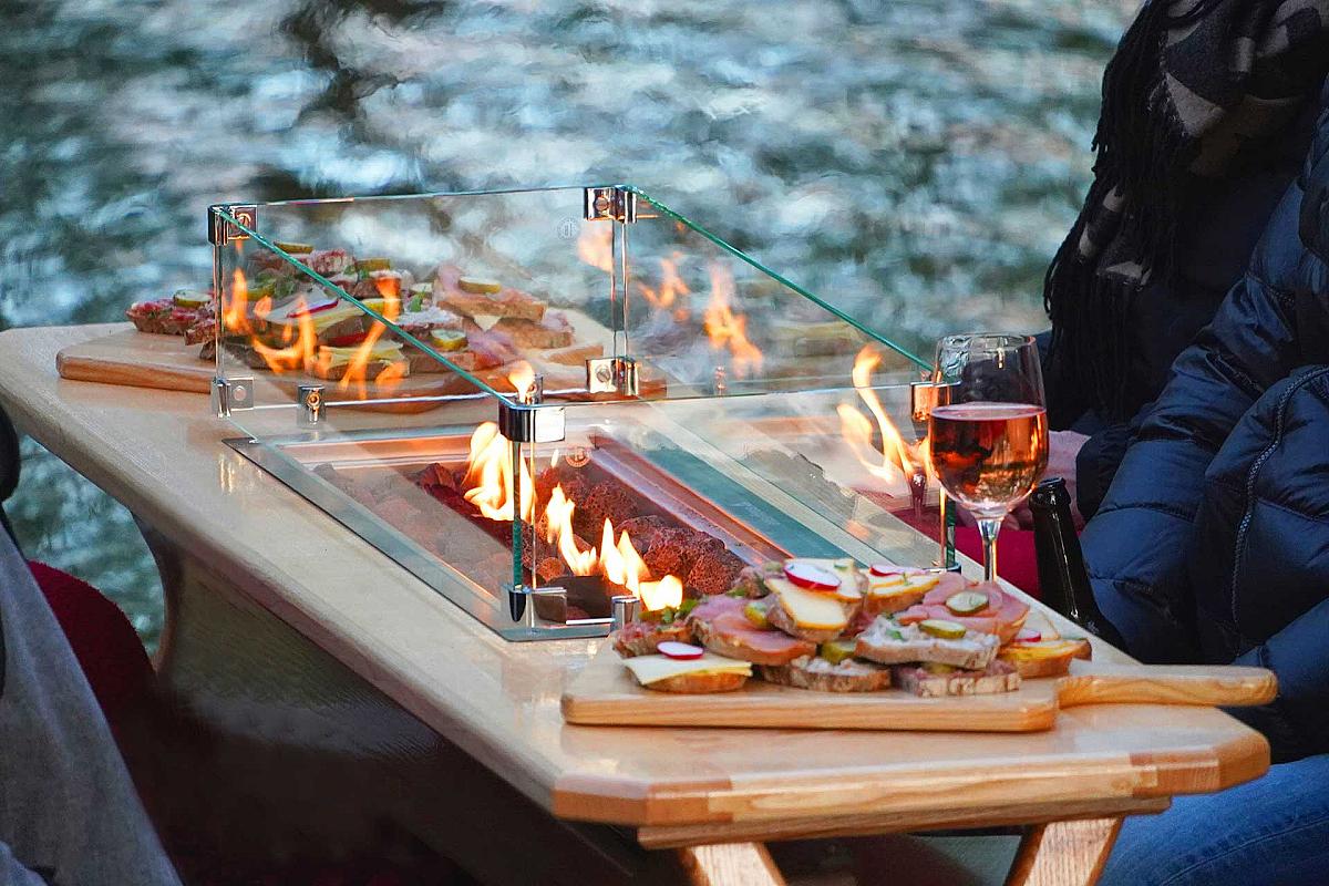 Gasthaus Lehnigksberg - Kaminkahnfahrt mit Kamin und Snack bestehend aus Leberwurststullen und Spreewaldgurken
